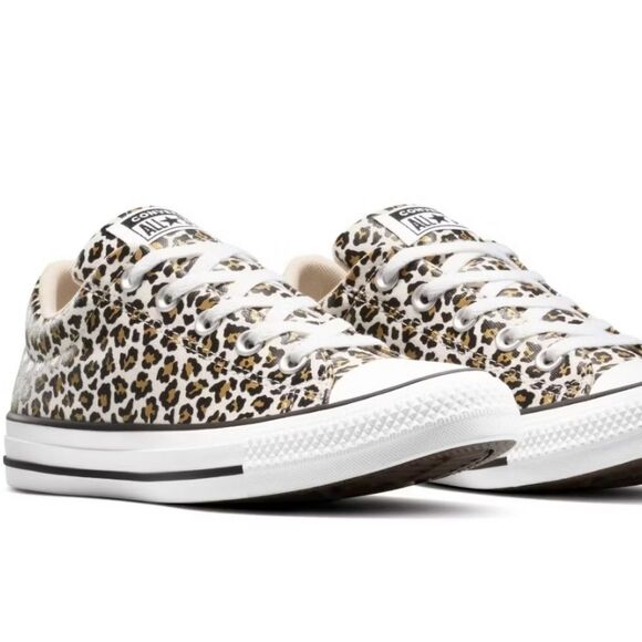 Converse Street Low Top Cheetah Sneakers - Picture 2 of 12